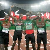 Kenya men’s 4x400m Relay team 380K2132